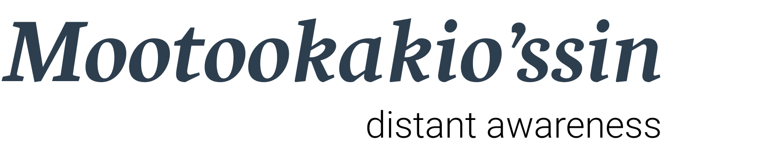 Mootookakio'ssin Logo